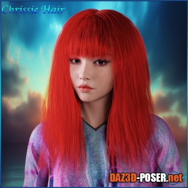 Dawnload Prae-Chrissie Hair For G8/G9 Daz for free