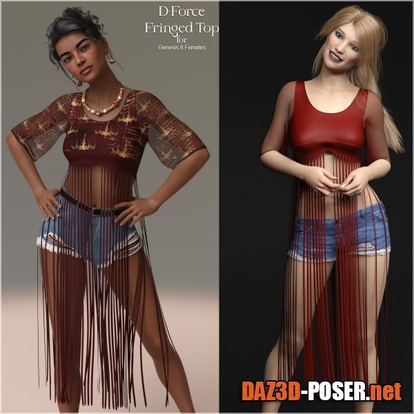 Dawnload D-Force Fringed Top for G8F and G8.1F for free