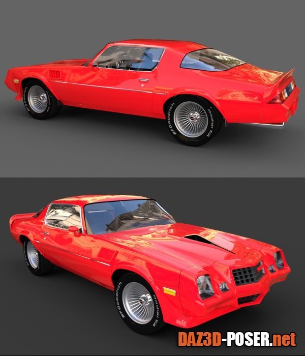 Dawnload CAMARO Z28 1979 for DAZ Studio for free