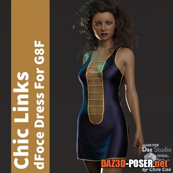 Dawnload Chic Links dForce Dress for G8F for free