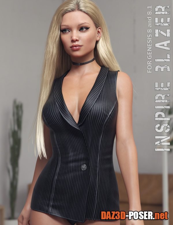 Dawnload dForce Inspire Blazer for Genesis 8 and 8.1F for free