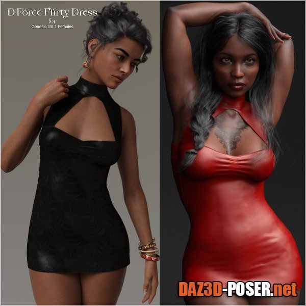 Dawnload D-Force Flirty Dress for G8F and G8.1F for free
