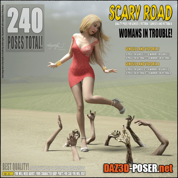 Dawnload Scary Road – Poses for G3, V7, G8 and V8 for free
