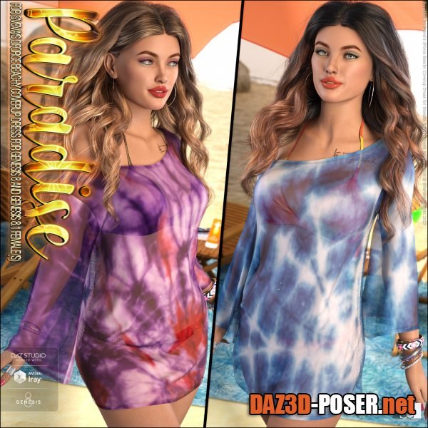 Dawnload Paradise for dForce Beachy Coverup Dress for G8G8.1F for free