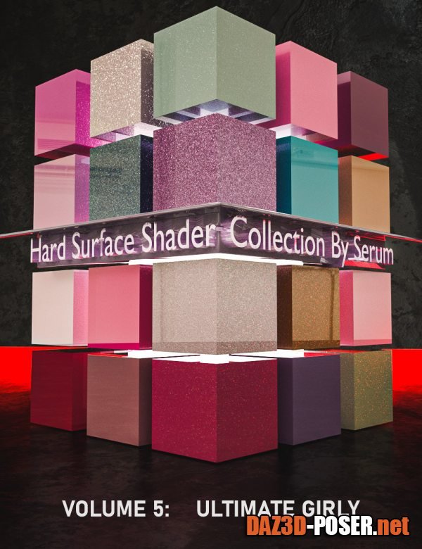 Dawnload Iray Hard Surface Shaders Volume Five Ultimate Girly for free