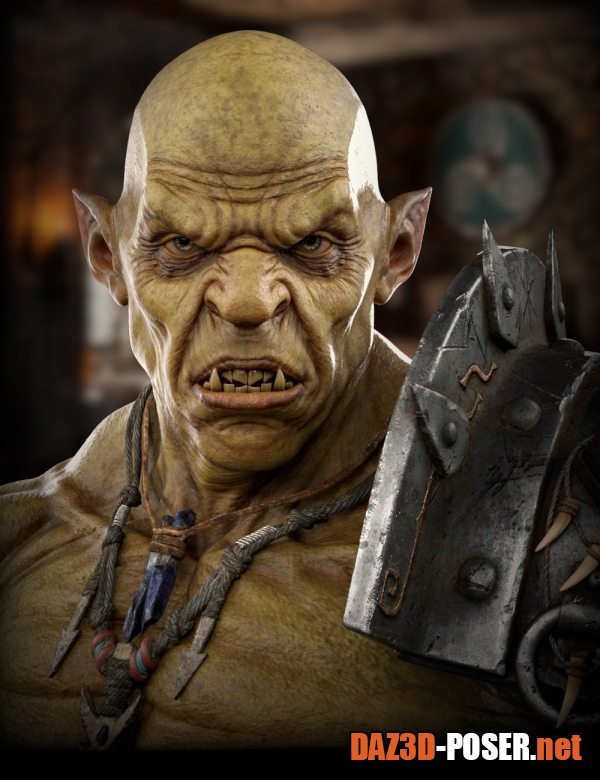 Dawnload Krugan the Orc HD for Genesis 9 for free