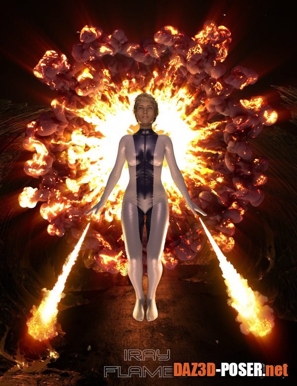Dawnload Magic Flames Iray for Daz Studio for free