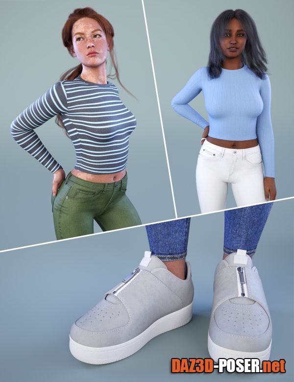 Dawnload NG High Waist Skinny Jeans Outfit Texture Expansion for free