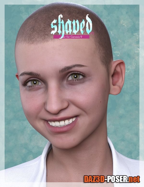 Dawnload Shaved Hair V3 for Genesis 9 for free