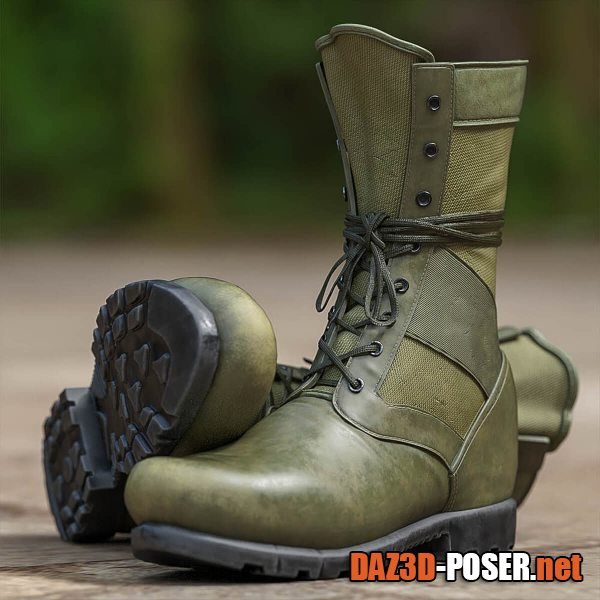 Dawnload Slide3D Military Boots G9, G8, G8.1 and Texture Addon for free