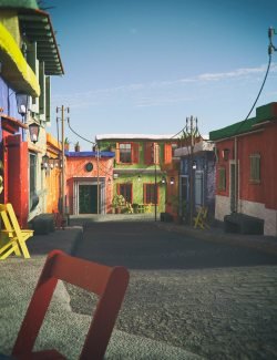 Colorful Toon Street