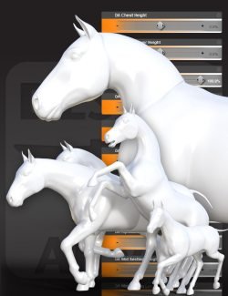 DA Ultimate Morph Pack for Daz Horse 3