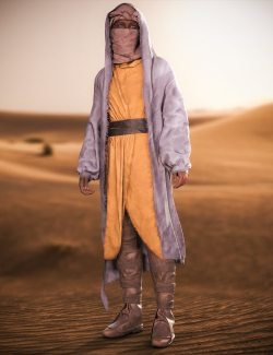 dForce Lost In Desert Outfit for Genesis 9