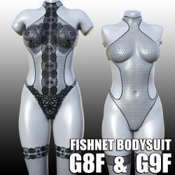 Fishnet Bodysuit for G8F and G9F