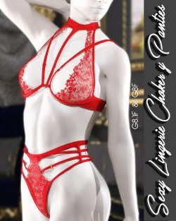 Sexy Lingerie Choker & Panties for G8.1F & G8F