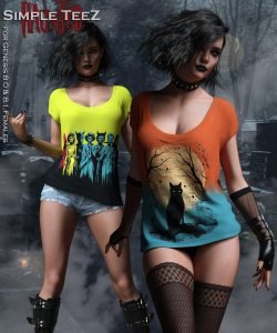 Simple TeeZ – Haunted for G8/8.1 Females