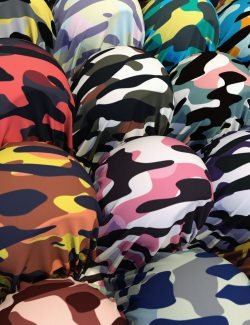 MMX Fashionable Camo Colors for Iray