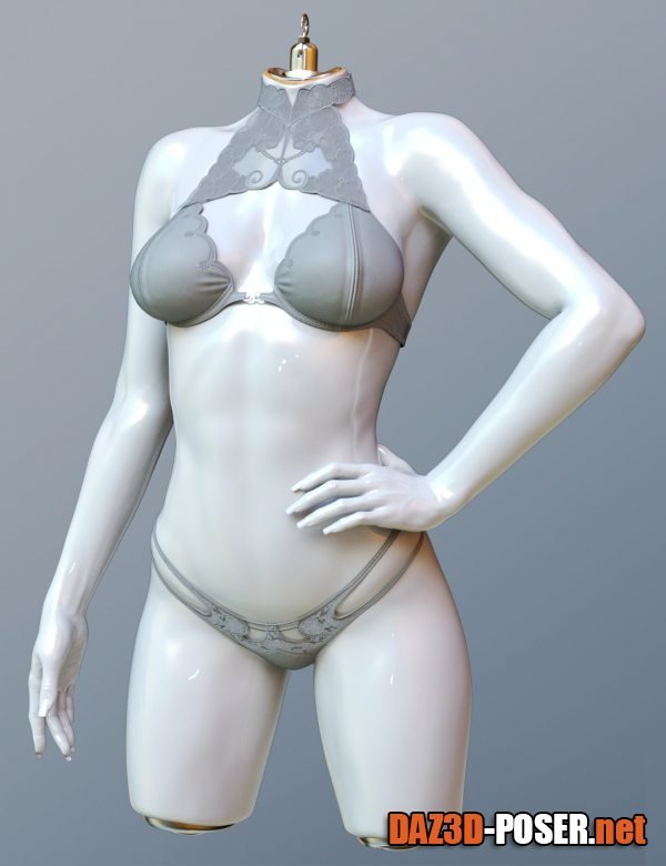 Dawnload X-Fashion Feminine Lace Lingerie for Genesis 9 for free