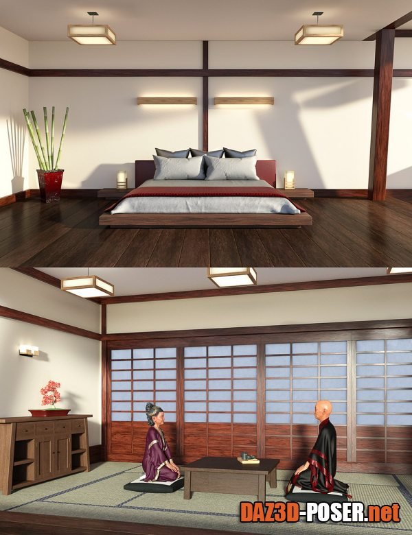 Dawnload DD Japanese Bedroom for free