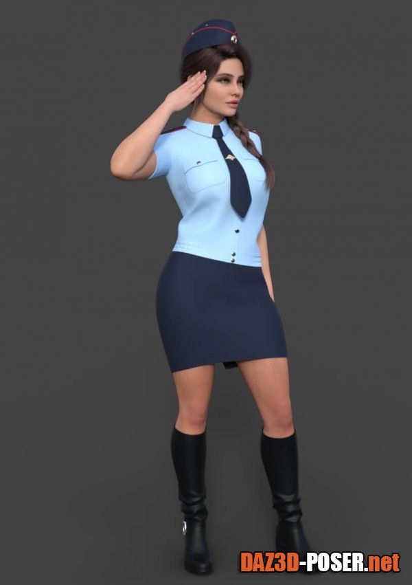 Dawnload dForce Russian Police Uniform for GF9 for free