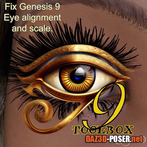 Dawnload Eye Nine Toolbox Eye Alignment Utility for Genesis 9 for free