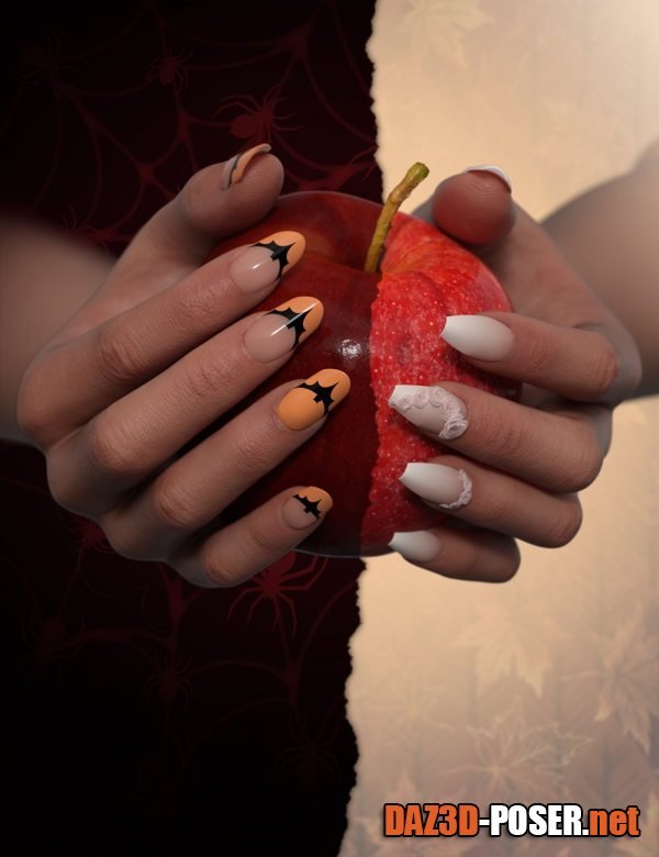 Dawnload False Nails Halloween Edition for Genesis 9 for free
