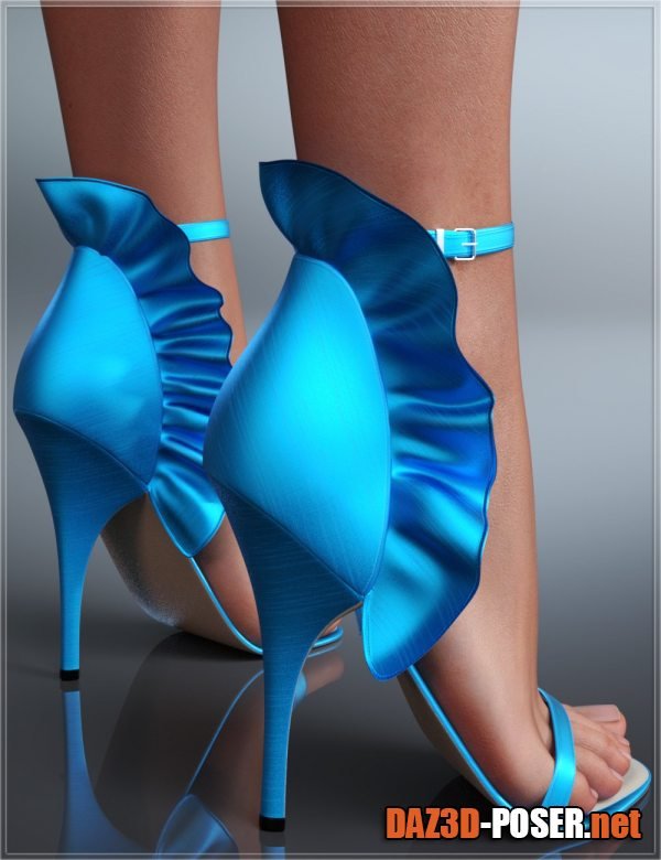 Dawnload Frilled Heels for Genesis 9 for free