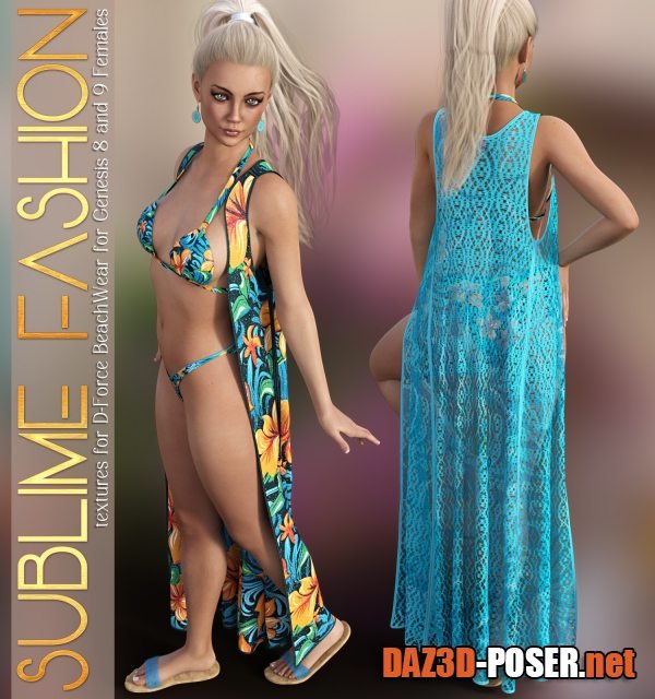 Dawnload Sublime Fashion for D-Force BeachWear by antje, adarling97 for free