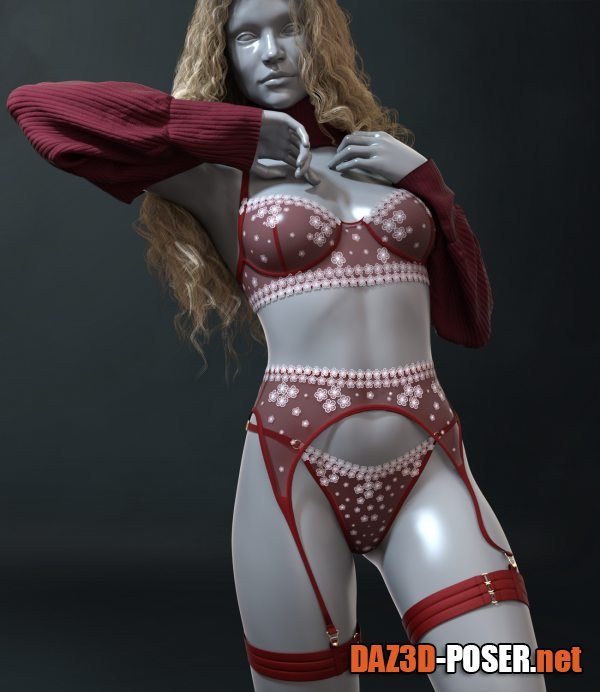 Dawnload Sexy Underwear dForce outfit for Genesis 8 & 8.1 Females for free