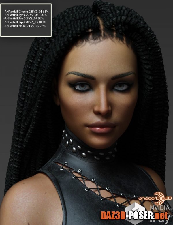 Dawnload Partial Face Morphs G8F Vol 2 for free
