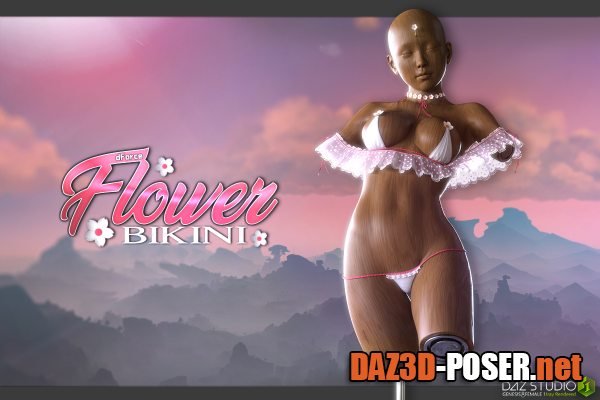 Dawnload dForce Flower Bikini G8F for free