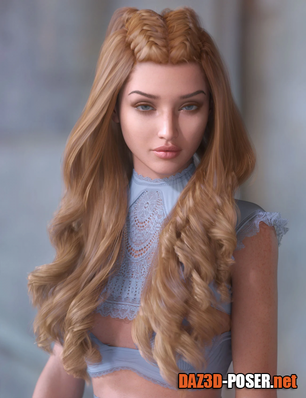 Dawnload Halley Hair for Genesis 9 for free