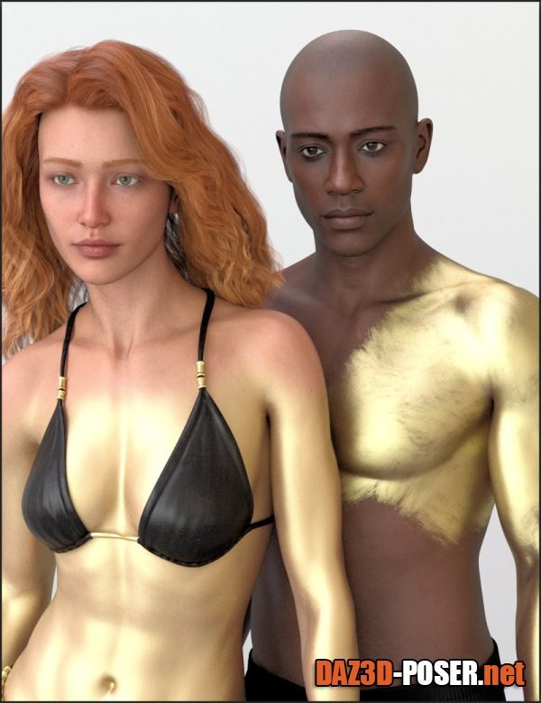 Dawnload Metallic Body Paint for Genesis 9 for free