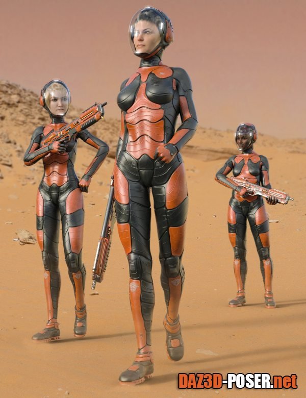Dawnload Rift Suit for Genesis 8 and 8.1 Females for free