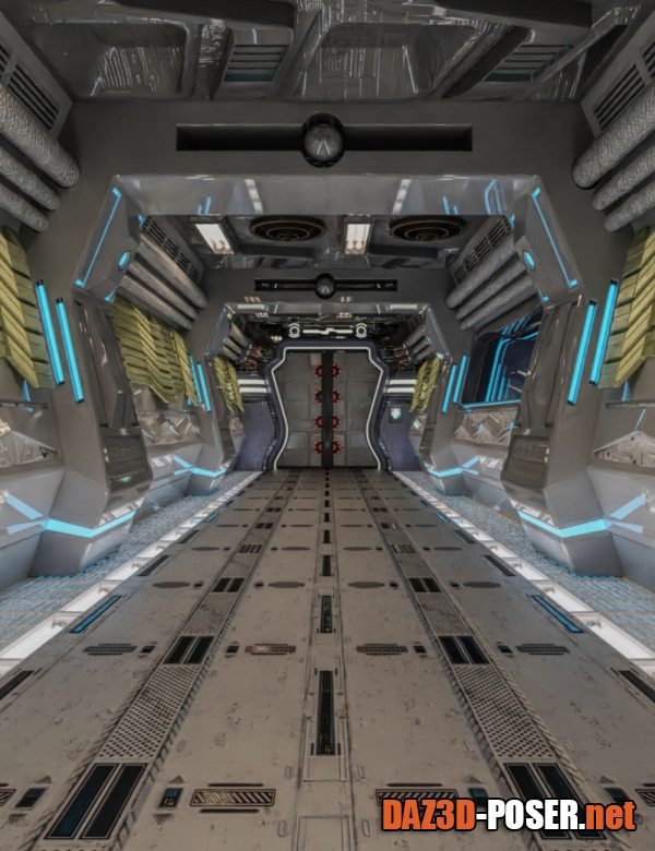 Dawnload Sci-Fi Bunker Hallway for free