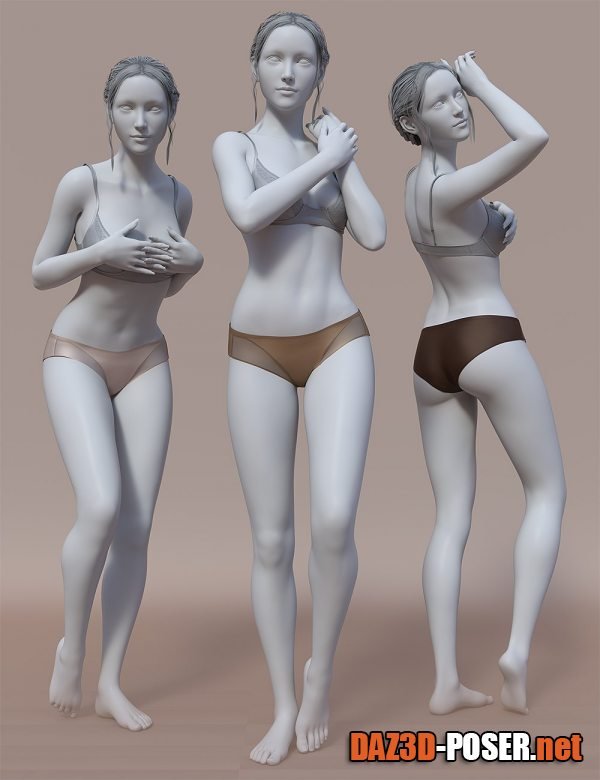 Dawnload Skintight Poses Collection for Genesis 9, 8.1 and 8 Females for free