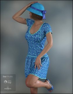 dForce Spring Fun Outfit for Genesis 8 Female(s)