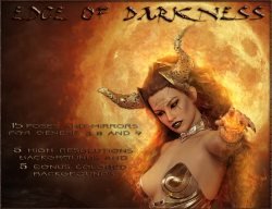Edge of Darkness – Backgrounds and Poses for G3F-G8F-G9F