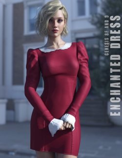 dForce Enchanted Dress Genesis 8-8.1F and G9