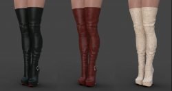 High Boots Alice for Genesis 9 Female