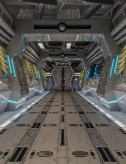 Sci-Fi Bunker Hallway