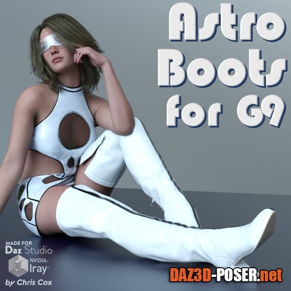 Dawnload Astro Thigh Boots Genesis 9 for free