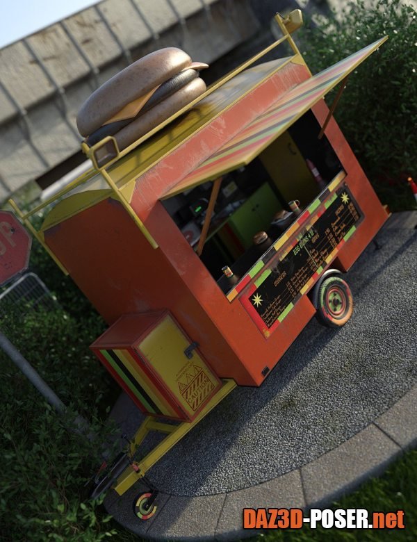 Dawnload Buns 4 U Burger Van Trailer for free