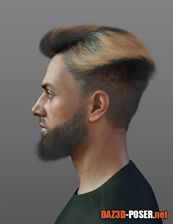 Dawnload dForce SPR Gentleman Hair for Genesis 9 for free