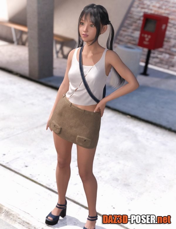 Dawnload dForce Summer After Work Outfit for Genesis 8 and 8.1 Females for free