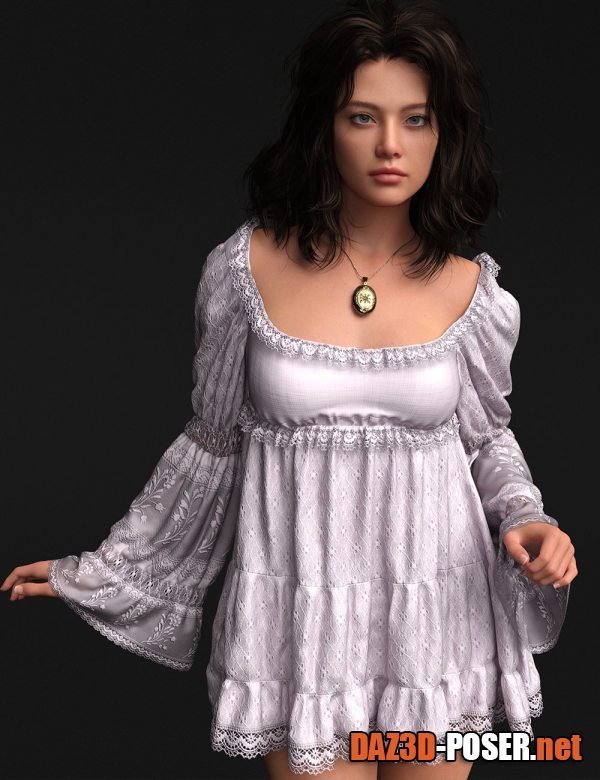 Dawnload Diverse Add-on for the dForce Romantic Short Dress for free