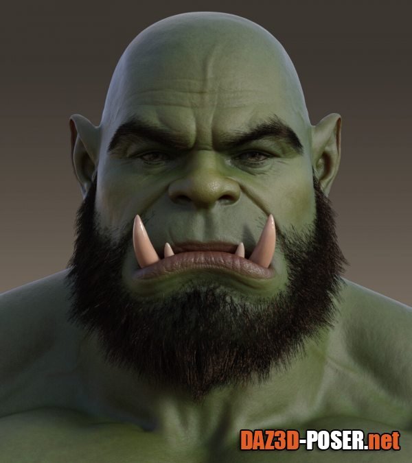 Dawnload Green Orc for DAZ Genesis 9 for free