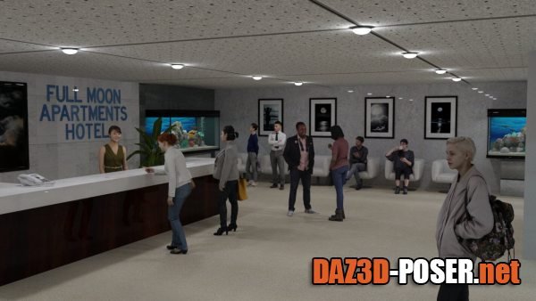 Dawnload Full Moon Apartment Hotel For DAZ for free