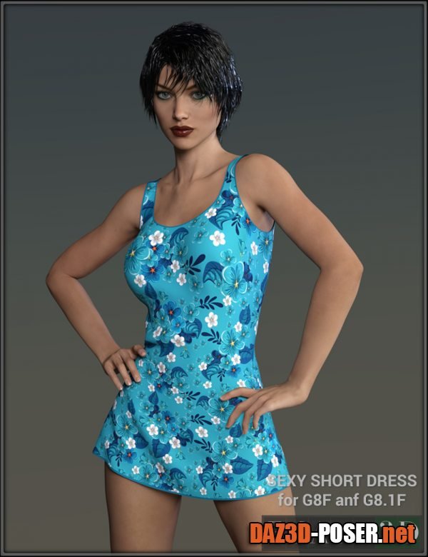Dawnload dForce Sexy Short Dress for G8 and G8.1 Female for free