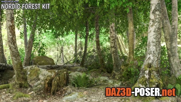 Dawnload Modular 3D Kits: Nordic Forest Kit for free